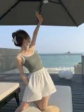 EKOOL 抗菌高弾力キャミソール【胸パッド付き・体型カバー・スリムフィット】