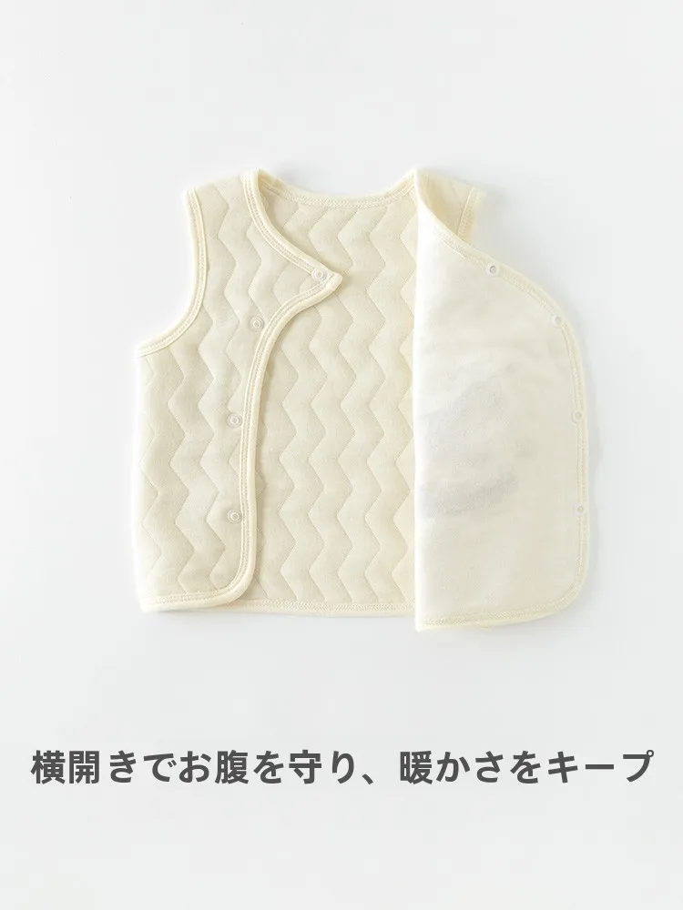 新生児用保温ベスト：春秋対応の中綿入りノースリーブが実際 の外出でどう活用されるか