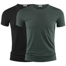 夏用 半袖Tシャツ【モダール・アイスシルク・無地】