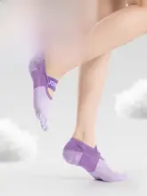 Joinfit ヨガ用滑り止めソックス【女性用・薄手・五本指・室内運動用】