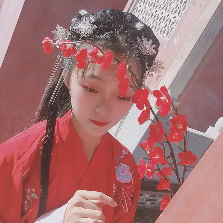 梅花の造花【古風撮影用・手持ち・中式インテリア装飾】