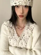 不規則デザインのビーズネックレス【甘美でコーディネートしやすい・ドレスやカジュアルに最適】