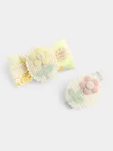 立体花卉布貼り装飾パーツ【DIY手作り用】
