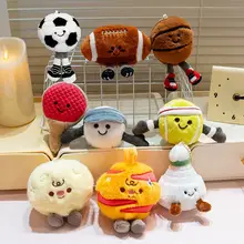 スポーツキャラクターのぬいぐるみ【サッカー・ゴルフ・バドミントン・卓球・テニス】