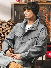 アメリカンビンテージ工業用ジャケット【春秋用・ワイドフィット・アウトドア対応】