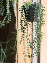 フェイクフラワー グリーン 植木鉢 プラント 吊りラン 装飾 オーナメント アートスタイル ギフト