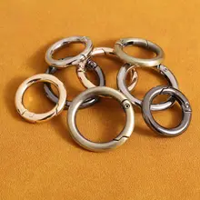 スプリングオープニングリング【キーリング・DIY用・丸型・財布・バッグ用金具】
