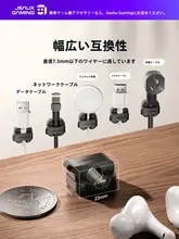 デスクトップ用マグネット式ケーブルホルダー【スマホ充電ケーブル整理用】