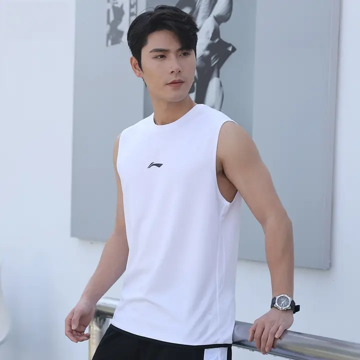 Li-Ning メンズスポーツタンクトップ【夏用・速乾・バスケットボール・トレーニングウェア】