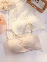 レース付きマルチウェイブラ【薄手・小胸用・ノンワイヤー・美しい背面デザイン】