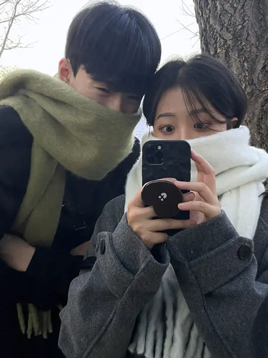 極上の柔らかさの無地マフラー【メンズ・ウィメンズ兼用・抹茶色・冬用】（セットアップ対応）
