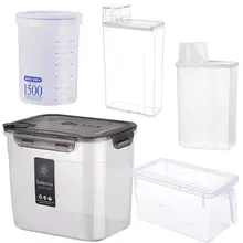 密閉型五穀収納ボックス【キッチン用・食品保存・多様なデザイン】