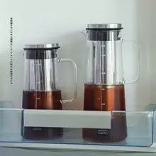 ハンドドリップコーヒーポット【冷抽出・ガラス製・コーヒーフィルター付き】