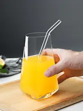 ガラスカップ フルーツティーカップ/ソーダ水カップ/冷飲カップ/水飲みカップ インフルエンサー風
