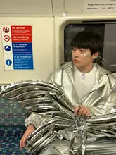 誕生日パーティー用 高級バタフライエンジェルウィング装飾【ギフト・バルーン付き】