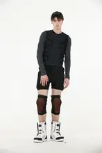 南恩 スキー用プロテクター【男女兼用・エアメッシュ・防摔・背中保護】