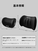 記憶フォーム製 自動車用腰サポートクッション【ドライバー用・背中と腰をしっかりサポート】