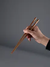 天然竹製の抗菌防カビ箸【中華風・創造的デザイン・長め】