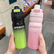ダブルスリーブ保温ボトル【男女兼用・携帯便利・大容量】