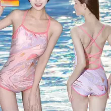 女性用競泳水着【三角型・体型カバー・プロフェッショナルデザイン・ワンピース】