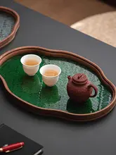干泡盤【ガラス製・功夫茶具・家庭用・小型】