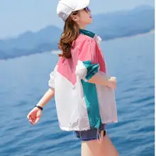 夏用 レディース UVカットジャケット【軽量・透湿・ルーズフィット】