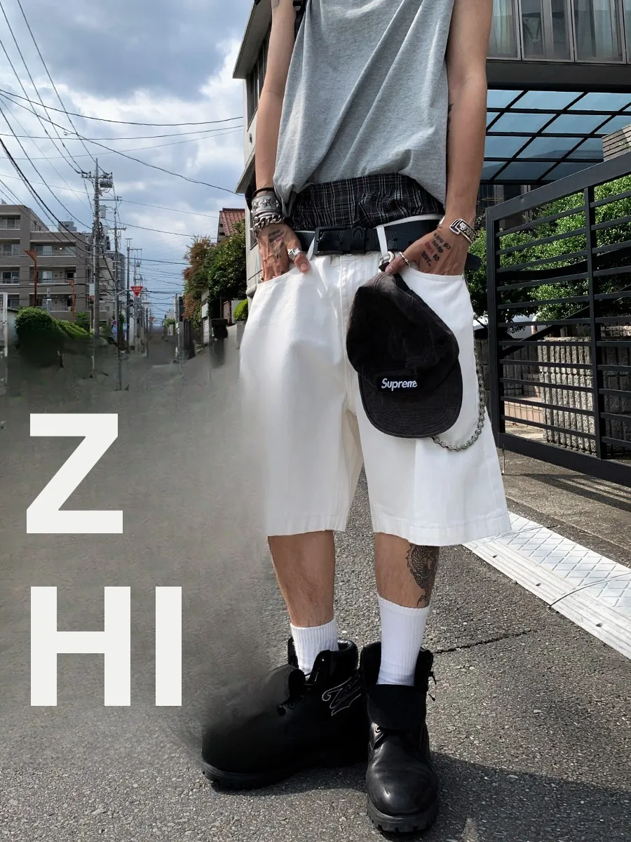 ストリート系中学生男子が選ぶ、通学にぴったりな白デニムショートパンツはどう選ぶ？