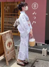 和風着物スタイルの浴衣ドレス【純綿・花火大会向け】