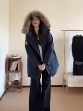 冬用 レディース パーカー【加厚・フード付き・ワークスタイル】