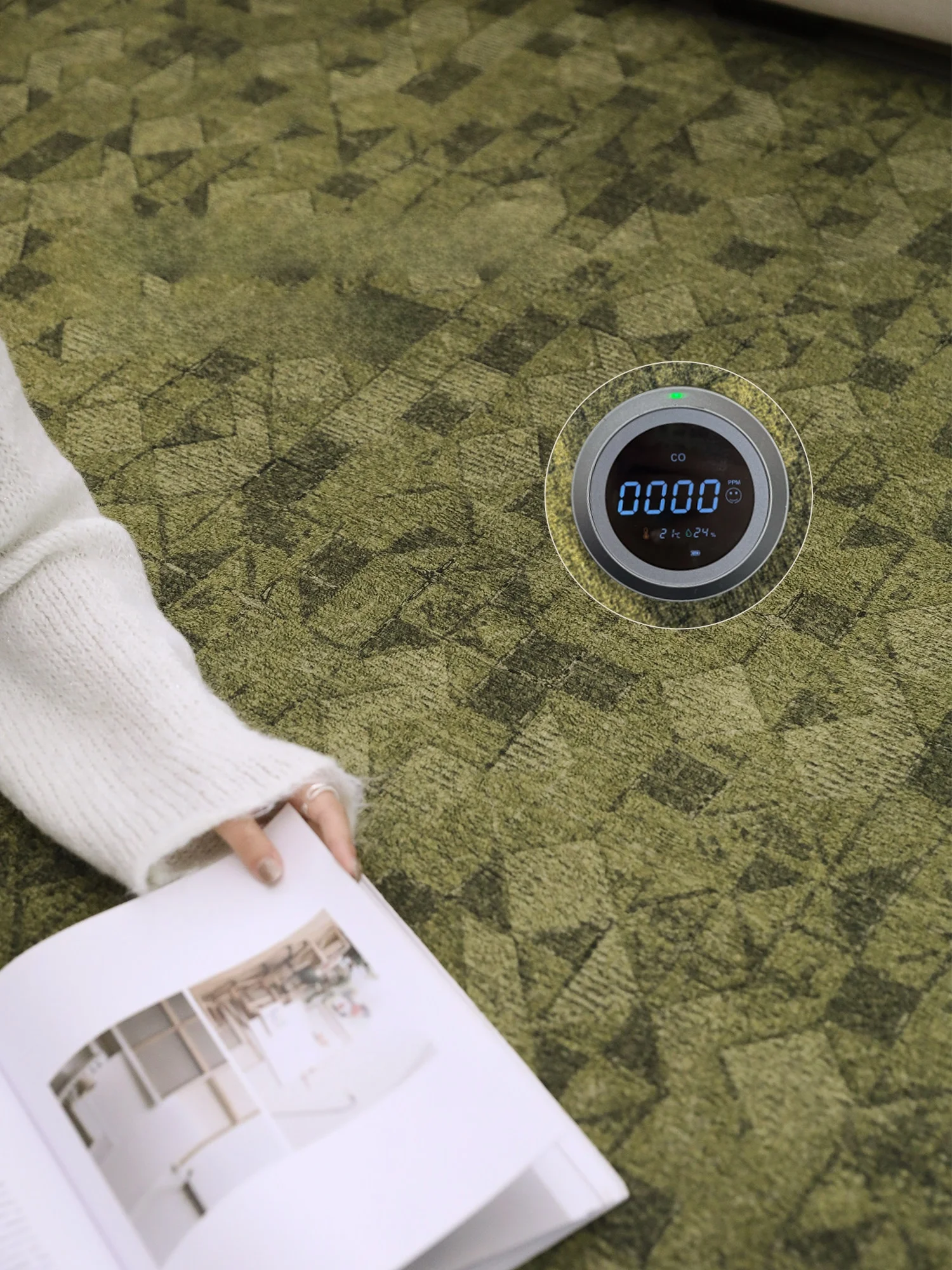 4畳半用カーペットの最適サイズは？フレンチスタイルリビングカーペットの実寸と適用シーン