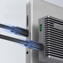 Hagibis 全機能USB4 Type-Cデータケーブル【極細・超柔軟・高速度80Gbps・二頭式急速充電・240W対応・Apple製品用】