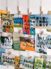 DIYフォトウォール装飾【創造的なインテリア・ポストカード展示用】