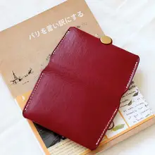 手作りの薄型名刺入れ【植鞣牛皮・ヴィンテージ風・カップル用】（セットアップ対応）