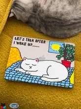 猫デザインのマット仕上げMacBook用保護カバー【オリジナルアート】