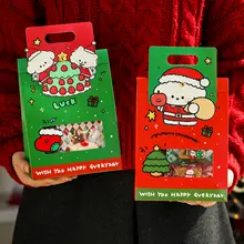 お菓子袋 手提げ クリスマス トフィー ヌガー クッキー 製菓包装