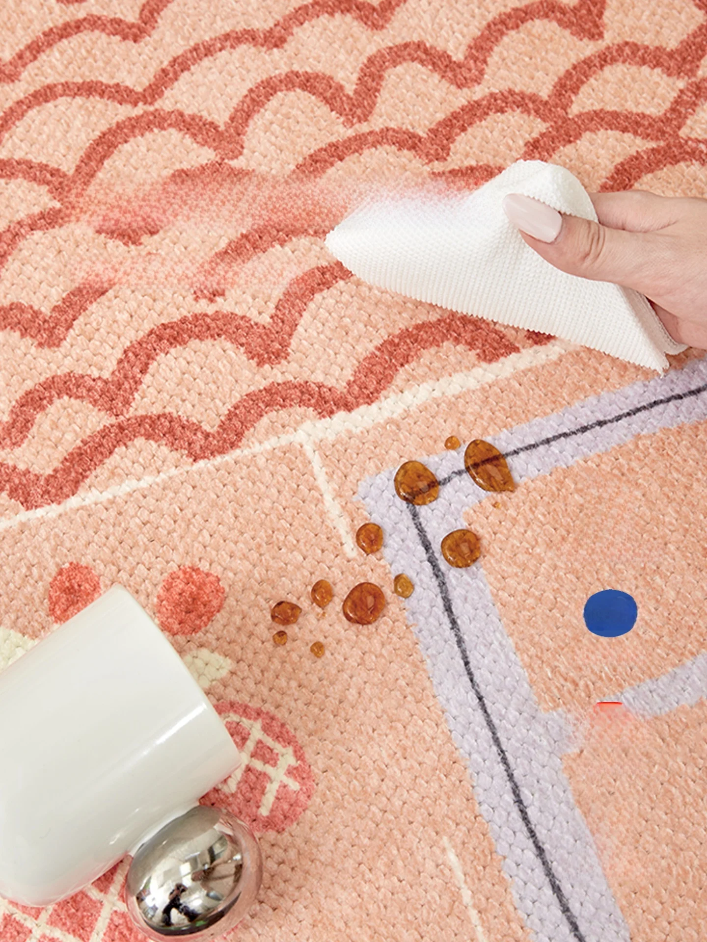 可愛いカートゥーンデザインの赤ちゃん用プレイマット：リビングや子供部屋で安全かつ  快適なふれあい遊びを実現