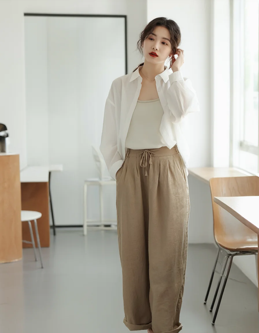 ストリートファッションの本質を解く：防水ストレッチパンツの実用性とスタイルバランス