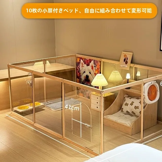 ペット用木製フェンスは猫の遊び場と安全を両立する実用的な解決策
