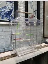 優秀全透明観賞用インコケージ【高透視・多機能デザイン・ひな鳥にも最適】