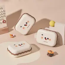 石鹸ケース 蓋付き 防塵 防水 バスルーム用 シンプル 水切り ステップ型 「JOJO'S」