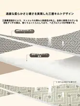 老粗布製 涼感マット【学生寮用・冬夏兼用・洗濯機対応】