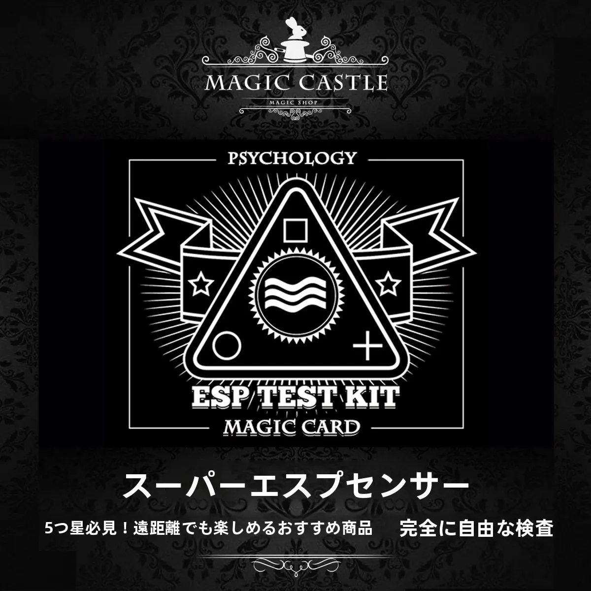 ESP感知マジック道具：手法不要で簡単に検査可能な紙張魔术アイテム