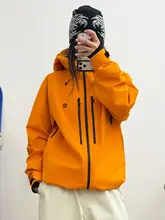 プロフェッショナル防水防風スノーボードジャケット【男女兼用・ルーズフィット・ハードシェル】