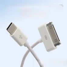 Type-Cから30ピンへの充電ケーブル【USBデータ通信・旧型iPhone対応・Apple製品用】