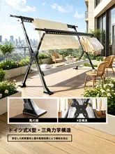 昇降式室内用物干しスタンド【折りたたみ・伸縮式・移動可能】