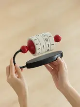 卓上カレンダー 回転式 ヴィンテージ 高級感 インテリア雑貨 リビング 飾り棚 ホームインテリア 「EMITDOOG」