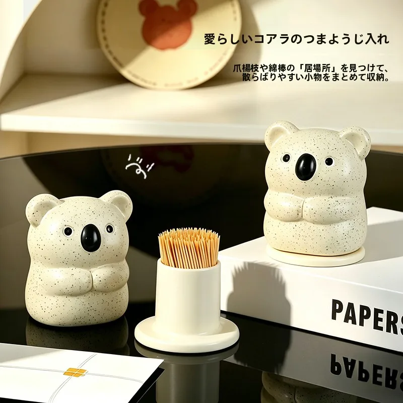 可愛いコアラのデンタルフロスホルダー：安全な収納設計と実用性の検証