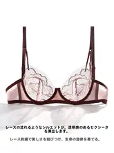 軽量カップで極上の柔らかさ！セクシーな大きいサイズのブラジャー【ソフトワイヤー・大胸用】