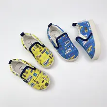 子供用キャンバスシューズ【一体型・スリッポン・柔らかいソール・室内用】