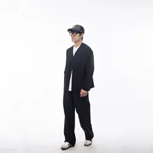 万能Vネックカーディガン【速乾性・通気性・微ストレッチ】